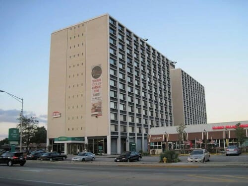 Mont Clare Building in Harwood Heights Illinois