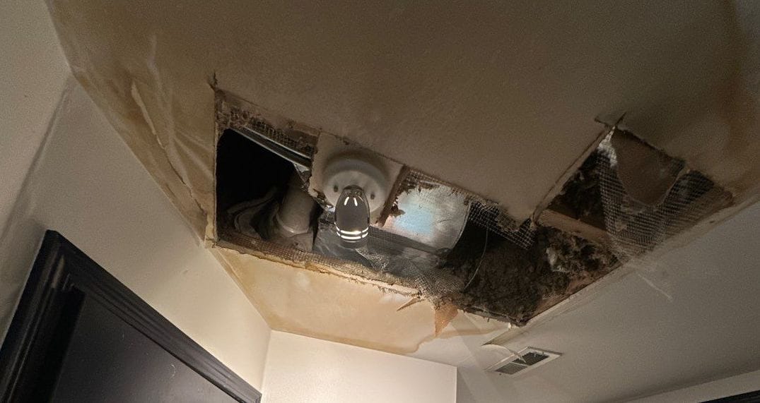leaking roof