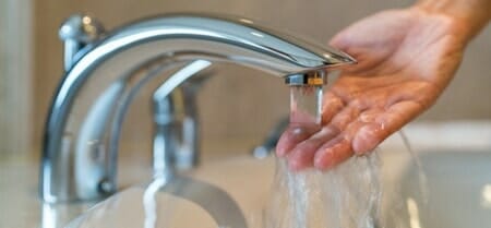 bathtub water
