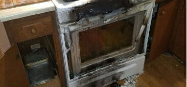 kitchen fire damage