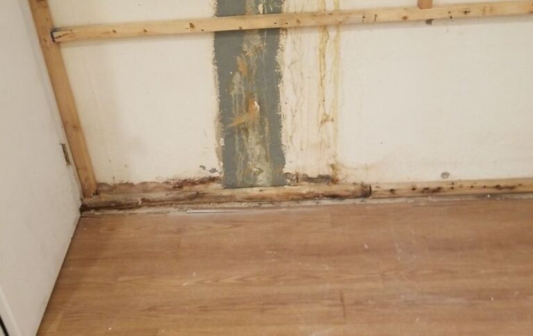 slab leak water damage
