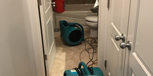 toilet burst pipe