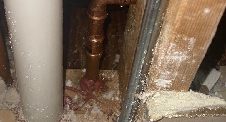 water pipe burst who to call