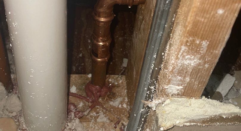 water pipe burst who to call