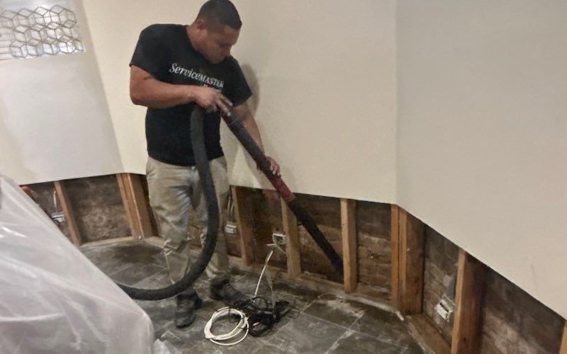 water damaged basement restoration servicemaster by zaba