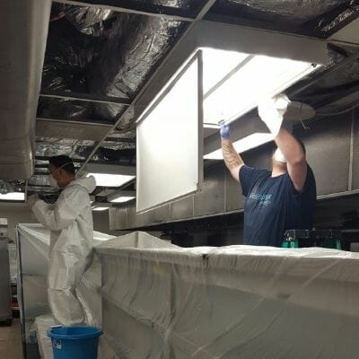 commercial kitchen cleaning