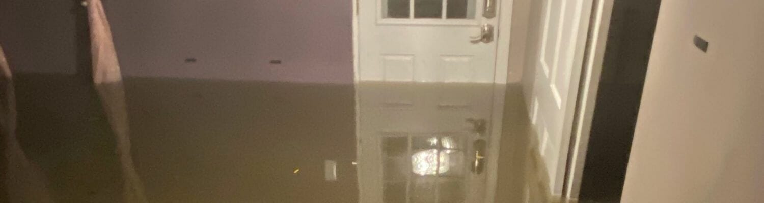 flooded basement