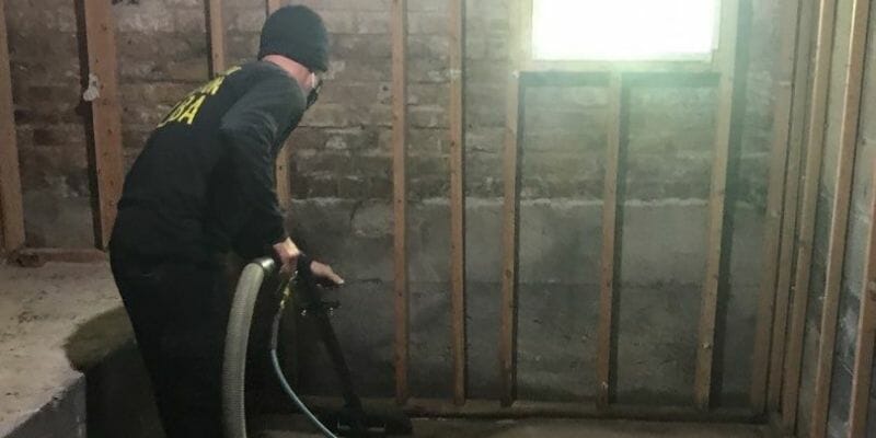 professional flooded basement restoration