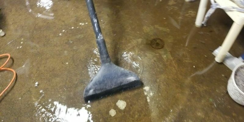 basement flood water restoration