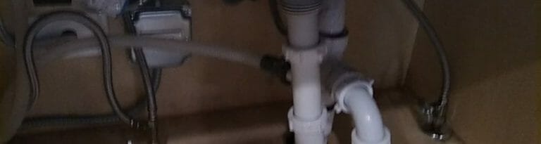 kitchen sink leaking underneath