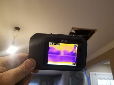 water damage inspection