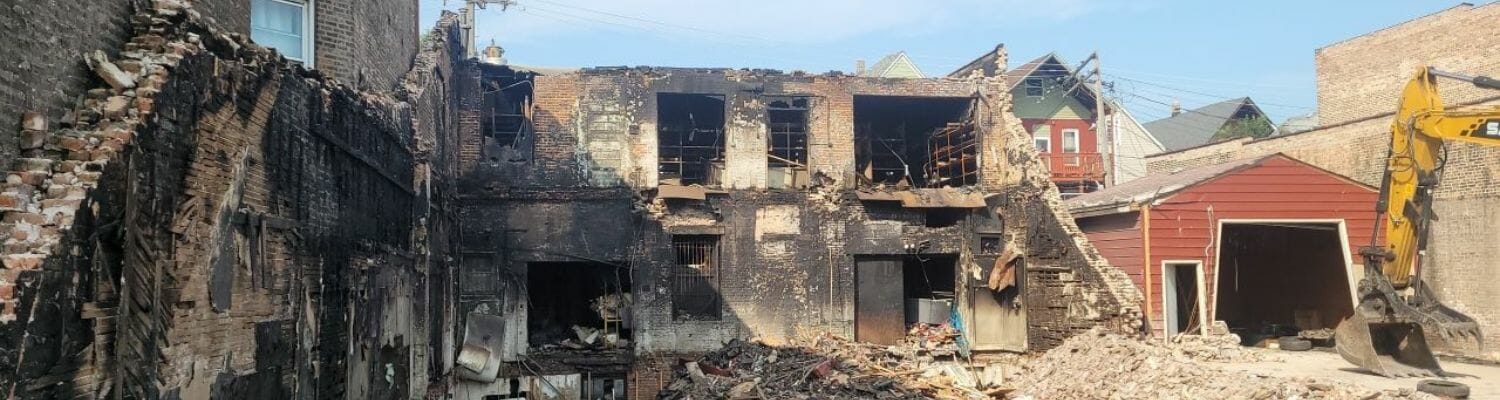 fire damage due to neighbor