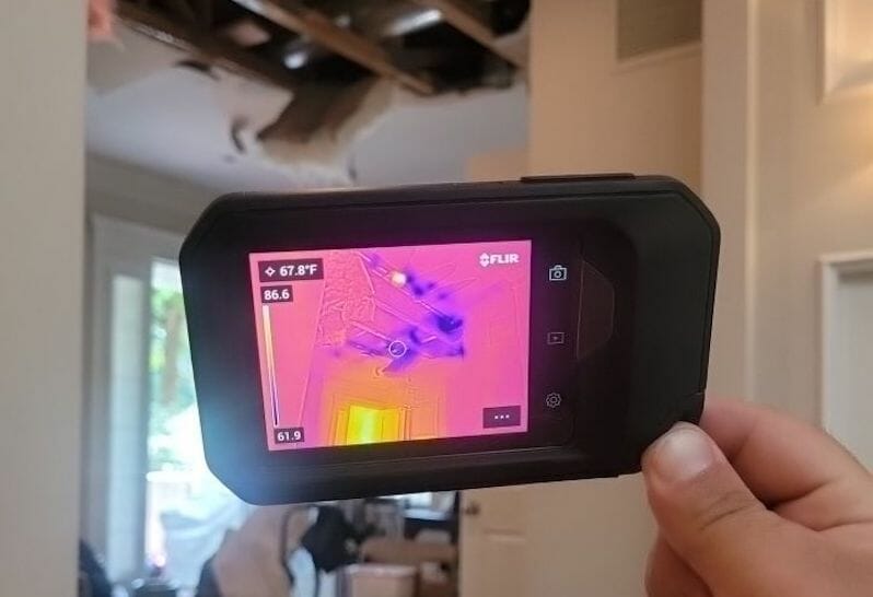 water damage signs