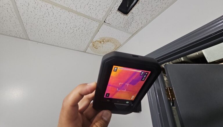 commercial roof leaking