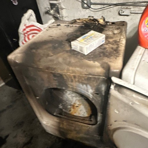 washer dryer fire albany park