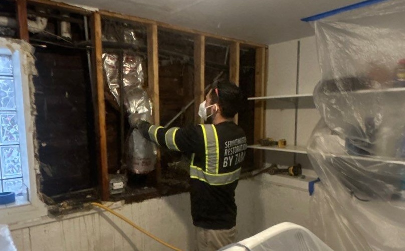 burst pipe water damage restoration norridge