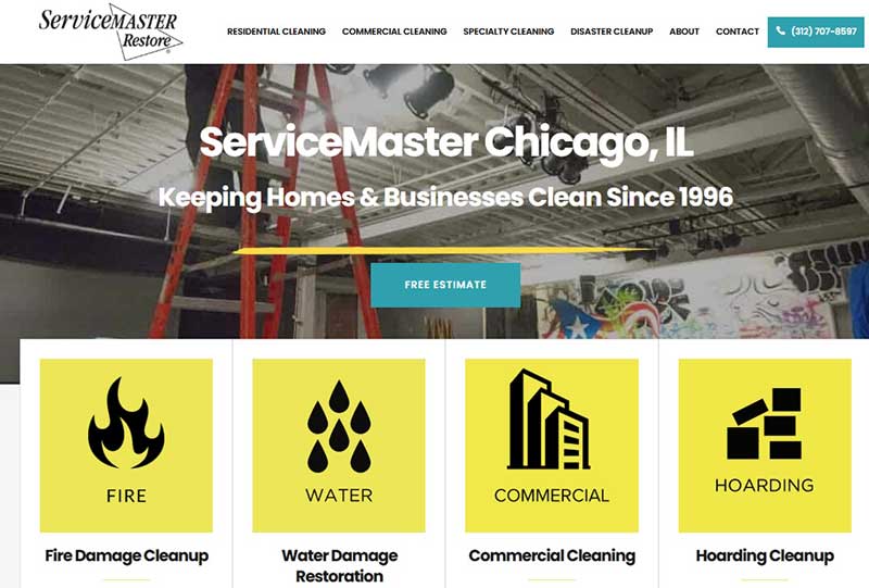 Service Master Lakeshore Website