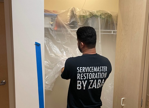 content protection furing fire damage restoration