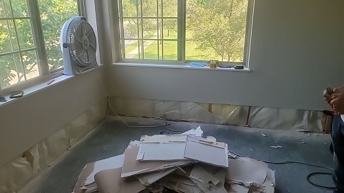 drywall removal after fire damage
