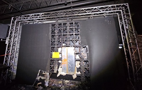 fog machine failure caused fire