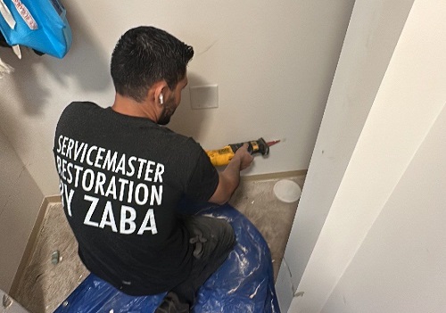 sprinkler water damage restoration after fire