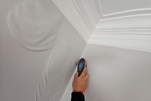 water damage inspection after patio roof leak