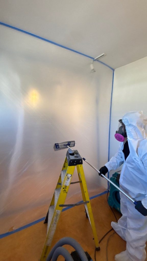 mold remediation containment in glenview