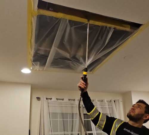 attic cleaning and sanitizing